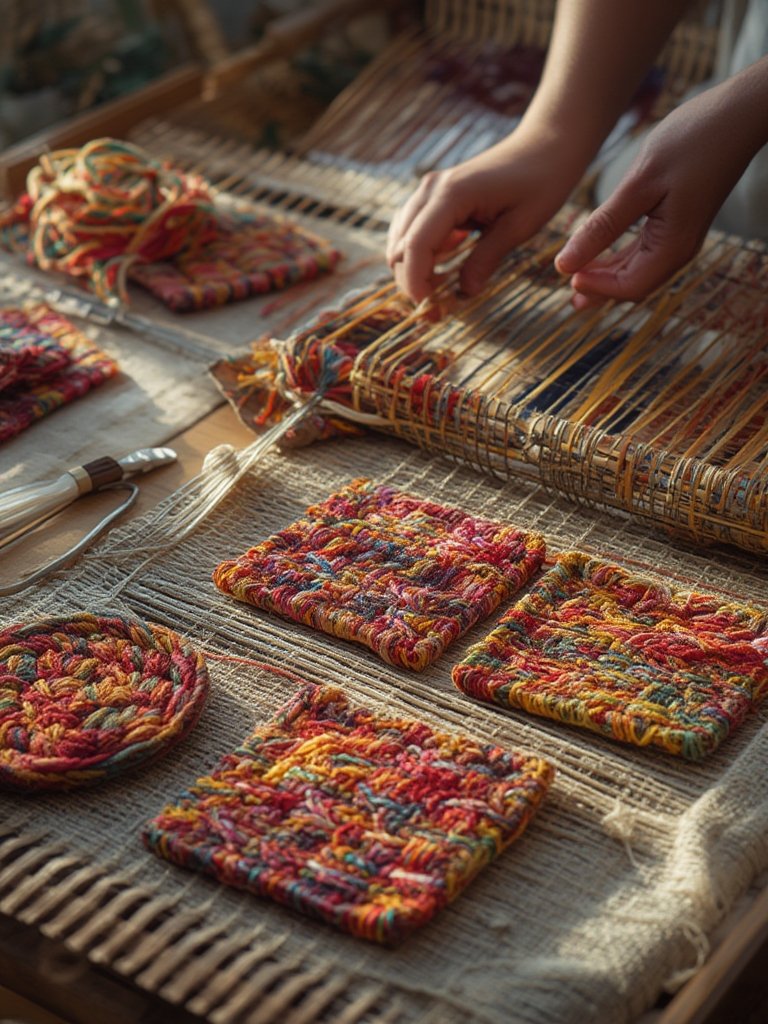 Weaving Loom: 10 Ultimate Secrets For Amazing Results In 2026 2 craft loops for weaving loom in bright rainbow colors