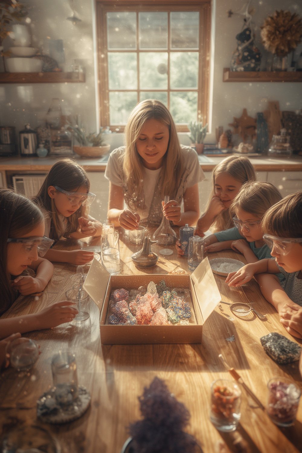 Crystal Kit: 7 Ultimate Steps For Amazing STEM Fun in 2026 1 4M crystal kit in use - children learning STEM through crystal growing experiment