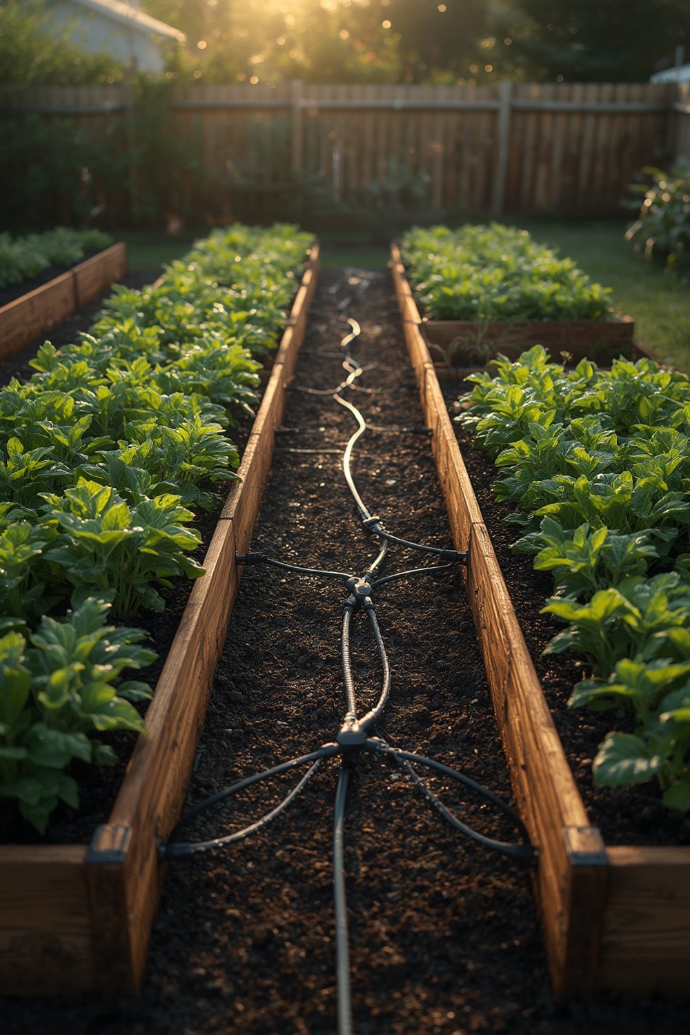 raised bed irrigation system - Illustration 1