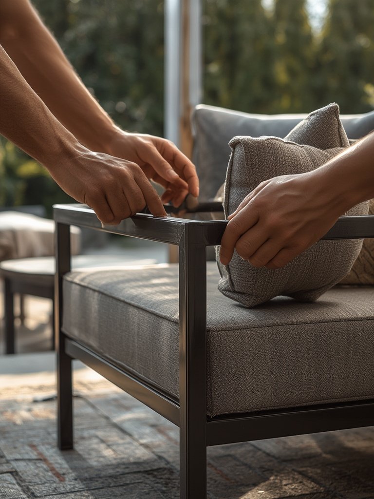 small outdoor sofa - Illustration 2