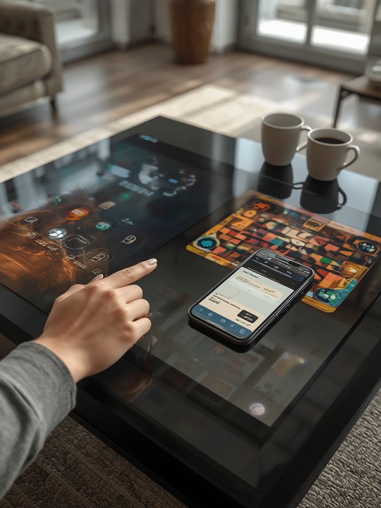 touch screen coffee table - Illustration 2